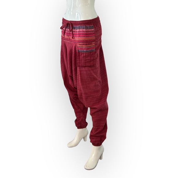 Boho Guatemalan Cotton Weave Pants - Picture 3 of 8